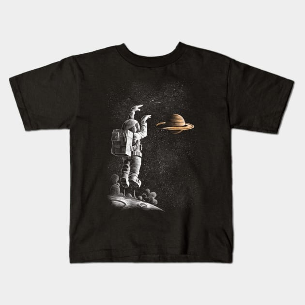 A basketball star Kids T-Shirt by Moi Escudero